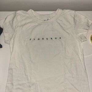 Brandy Melville White 'Florence' Tee